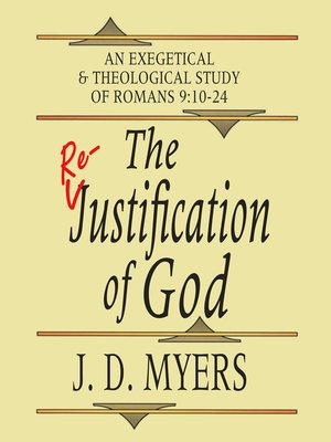 cover image of The Re-Justification of God